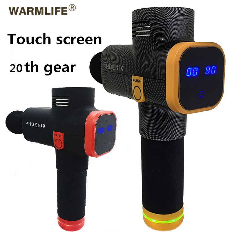 Новый массажный пистолет Phoenix A2 с сенсорным экраном расслабляющий домашняя
