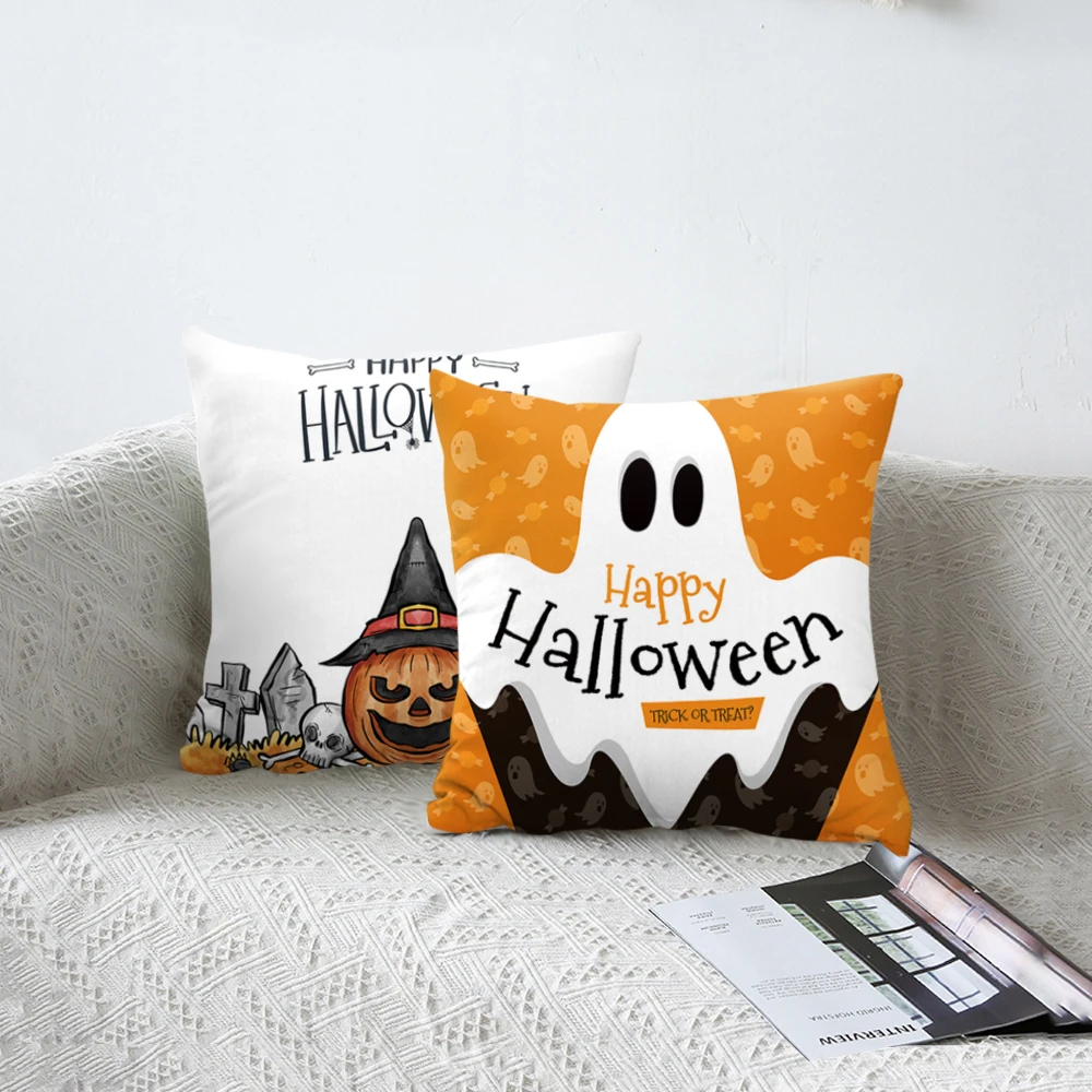 DIDIHOU Ghost Pumpkin с буквенным принтом наволочка для подушки на Хэллоуин чехол сиденье
