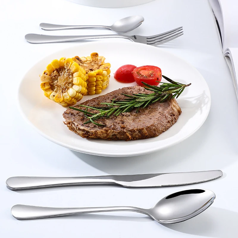 MOBUTA Набор столовых приборов из 24 предметов Нержавеющая сталь Легко чистить