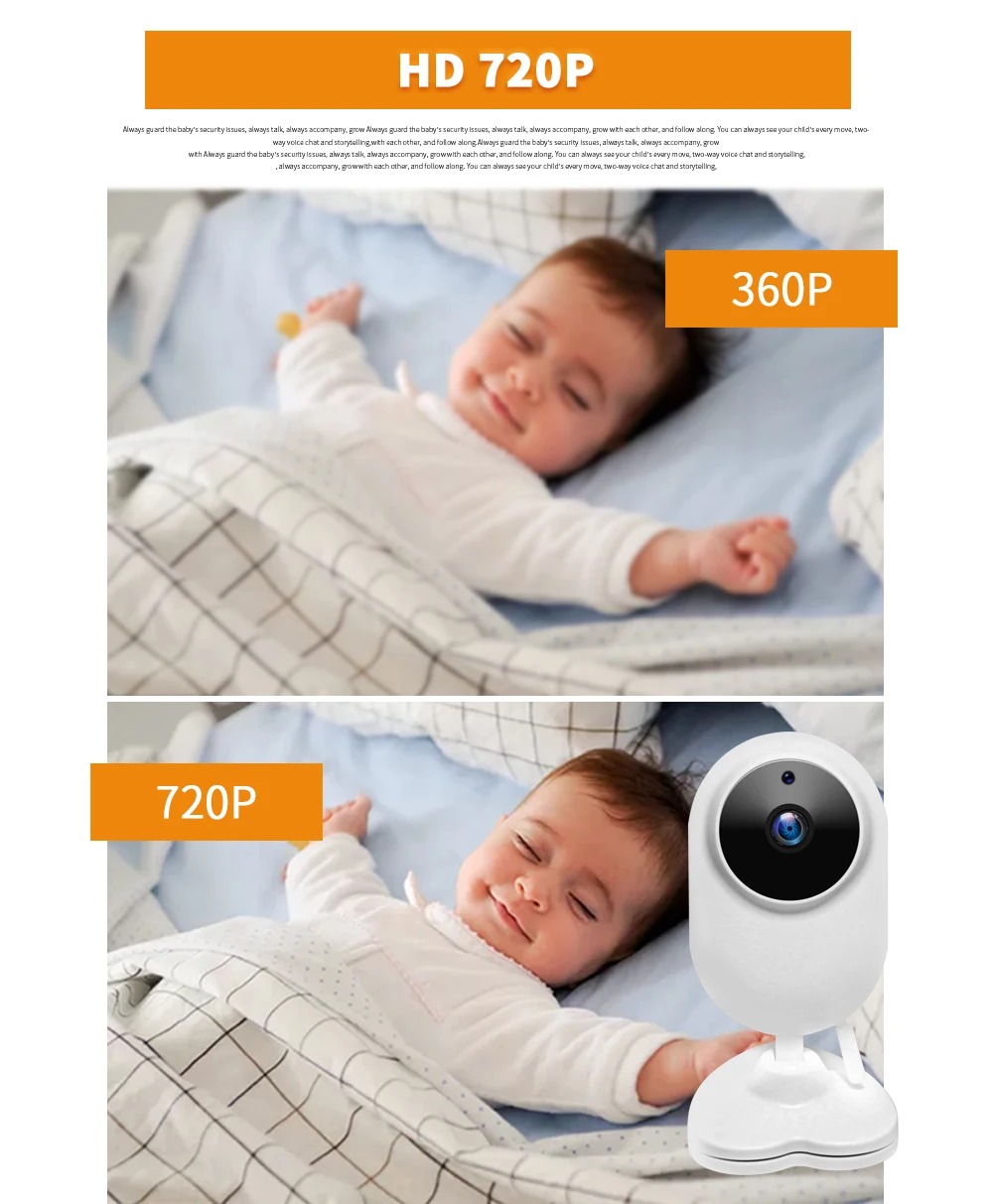 inqmega wireless video babyphone baby monitor 4 3 inch camera night vision temperature monitoring baba eletronica babyfoon free global shipping