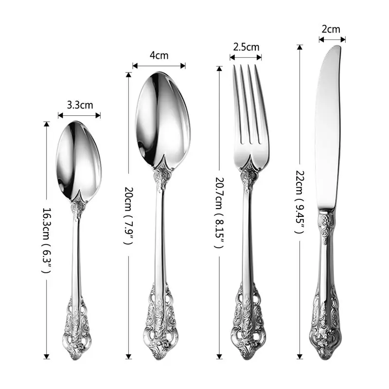 4/16 шт. столовые приборы из нержавеющей стали | Дом и сад