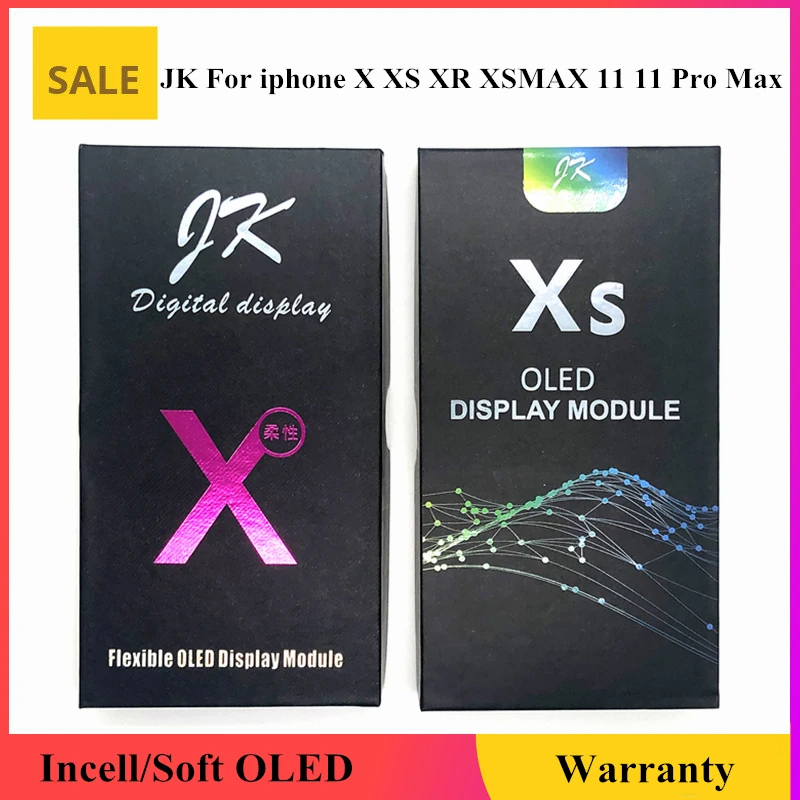 ЖК дисплей JK Incell для iphone X XS мягкий OLED с сенсорным экраном и дигитайзером в сборе