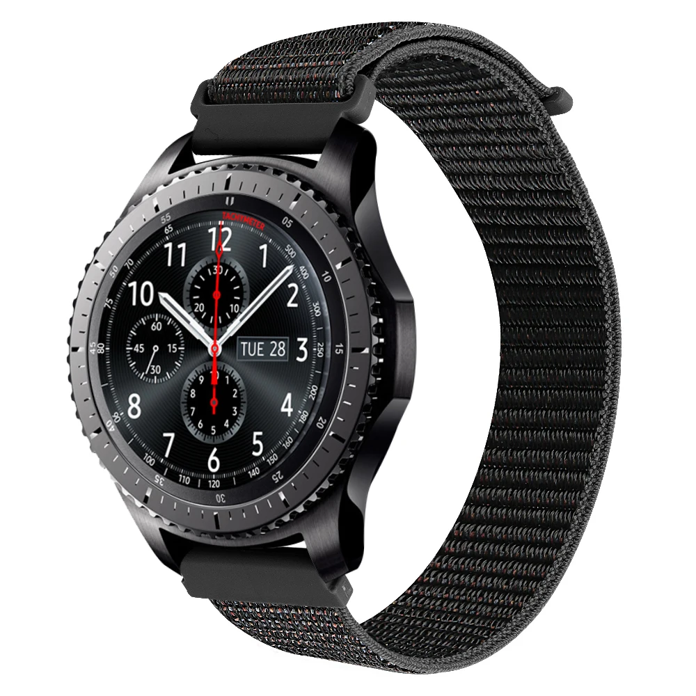 22 мм нейлоновый ремешок для samsung Galaxy Watch 46 мм Galaxy gear S3 спортивный ремешок для Huami Amazfit 2/2S ремешок для huawei Watch 2 gt