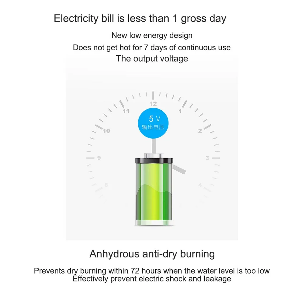 Трёхдюймовый диспенсер для воды домашних животных светодиодный фильтр из