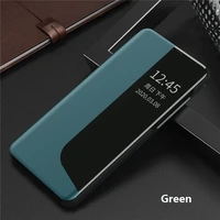 Smart Window Case For Huawei P40 Pro P20 P30 Pro Phone Case Flip Leather Cover For Huawei Mate Pro Case P30Pro P40Pro Case