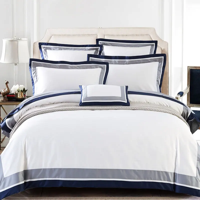 500TC египетские длинные штапельные хлопковые европейские Сатиновые