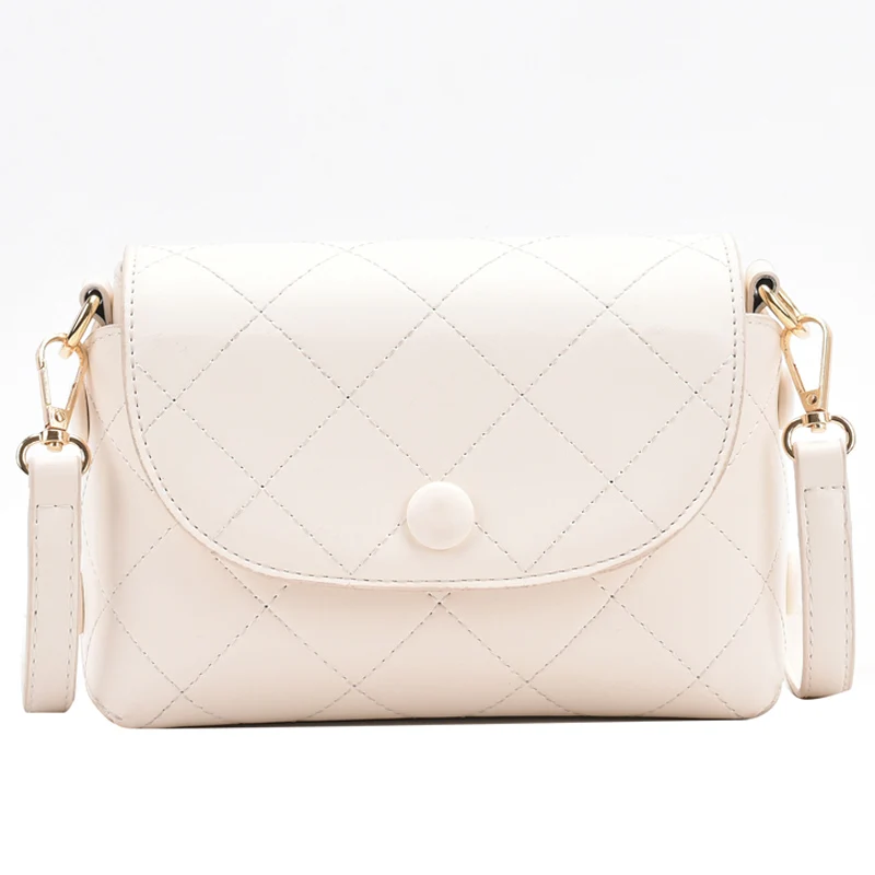 

Original Brand Lingge Bag Girl 2021 New Fashion Hot Messenger Bag High-end Solid Color Square Bag Shoulder Bag