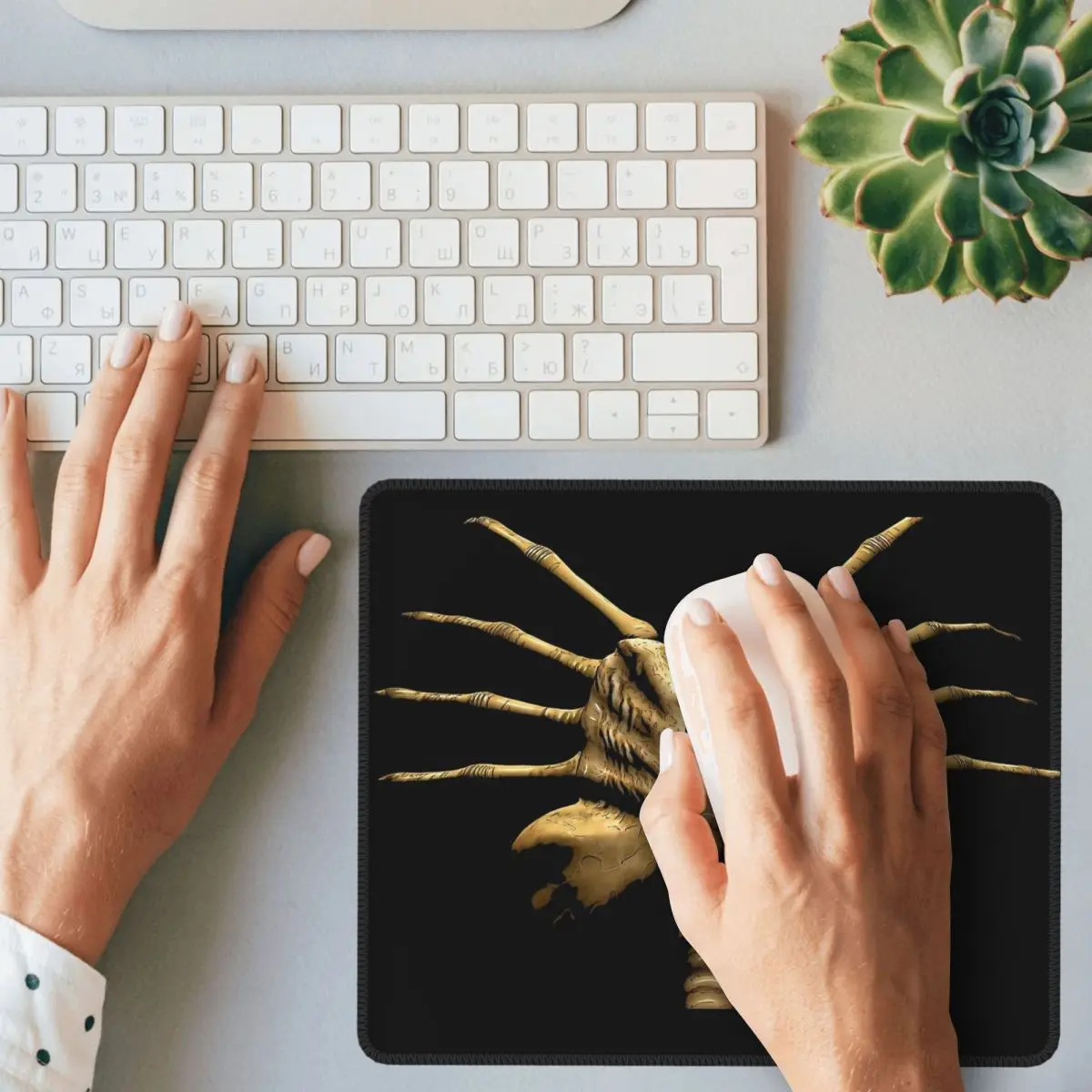 Уход за кожей лица Hugger Новинка Мышь Pad Facehugger чужой Xenomorph Водонепроницаемый