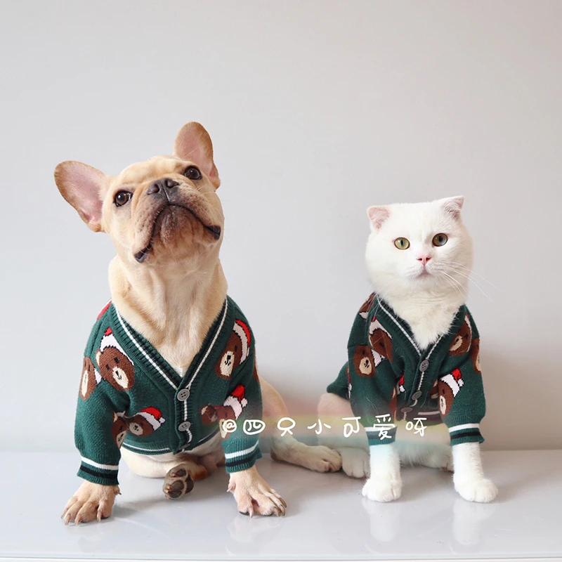 Одежда для маленьких и средних собак кошек котят одежда модный свитер кота