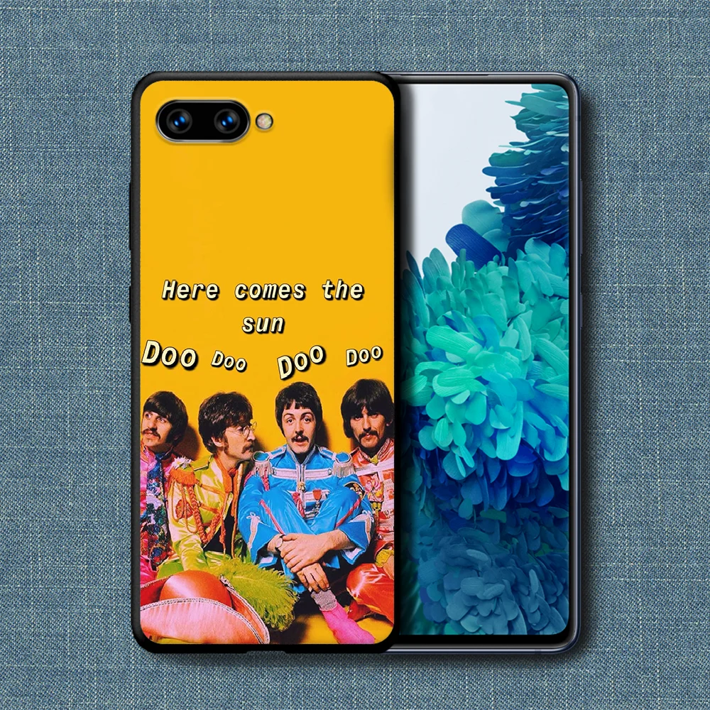 

Beatle Band Phone Case For Huawei Honor 6A 7A 7C 8 8A 8X 9 9X 10 10i 20 Lite Pro Play black Waterproof Soft Cell Fashion Bumper