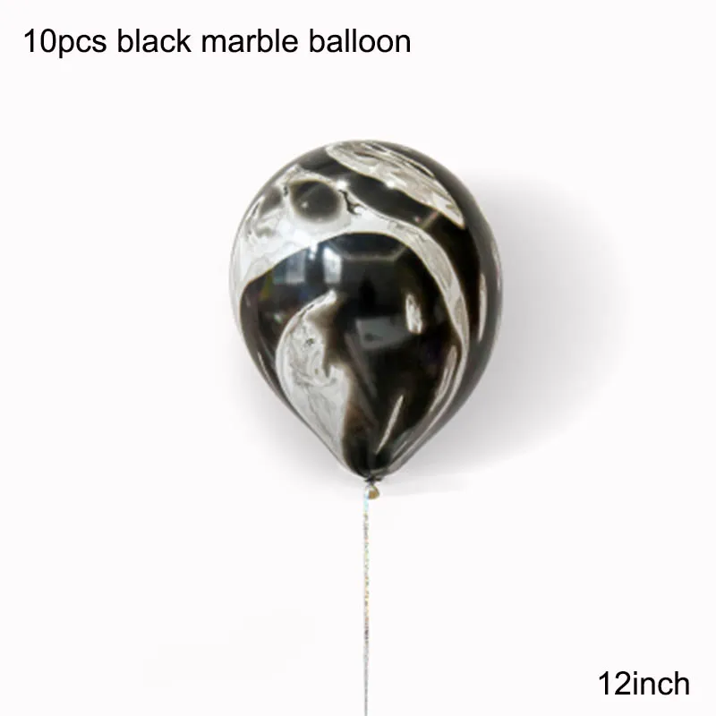 10pc black marble Хэллоуин украшение ужасный страшный призрак шары легкая прозрачная ткань в паутинку бар Счастливый Хэллоуин сцена набор для вечеринки - Цвет: 10pc black marble