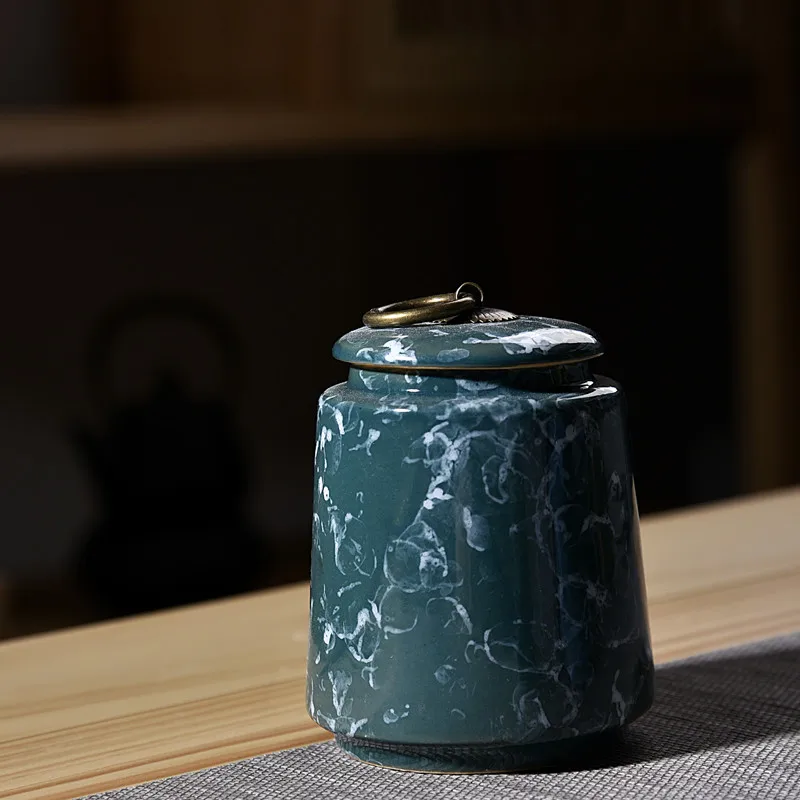 Красочные высококачественные банки для чая ретро керамические конфет