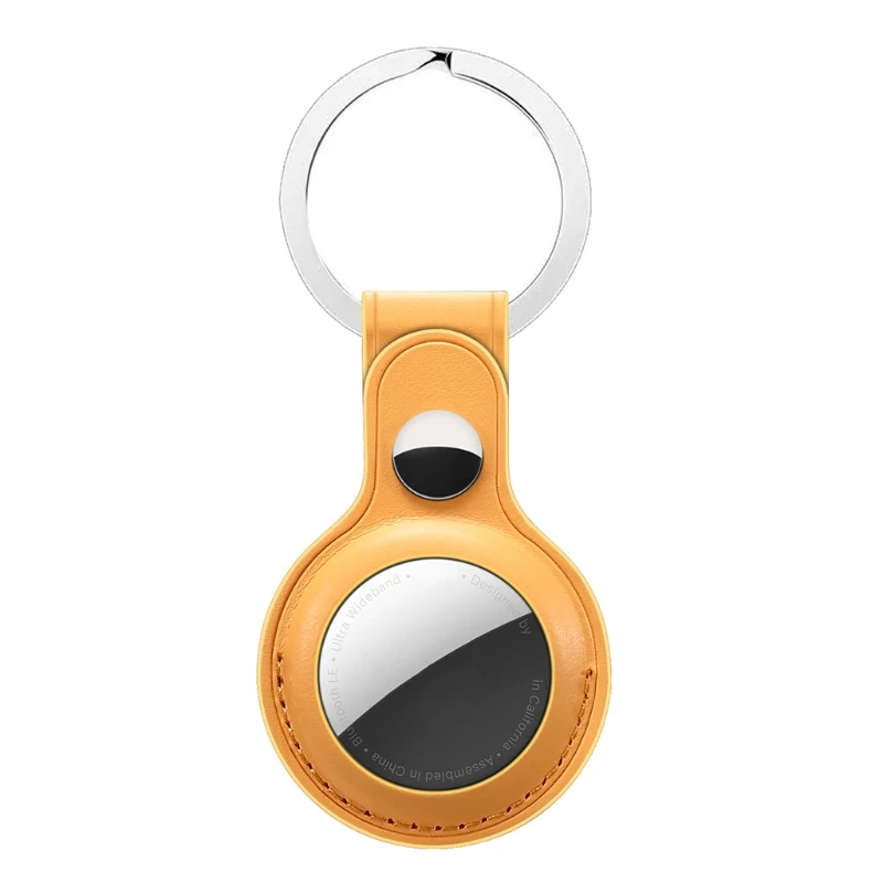 

Protective Case for AirTags Locator Tracker, Anti-lost Leather Cover with Keychain Design for Convenient Carrying