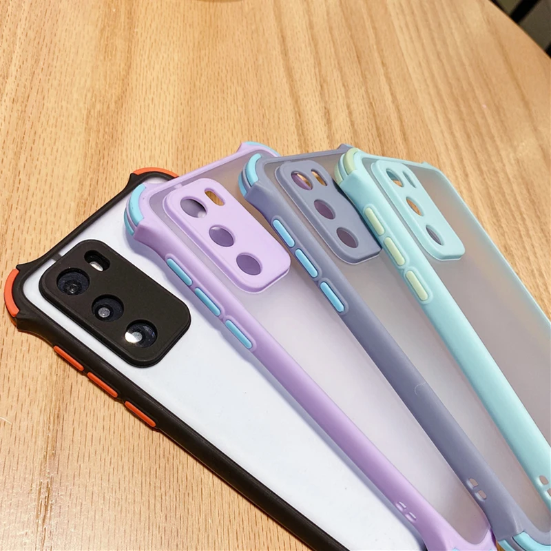 

Shockproof Clear Phone Case For Samsung A52 A72 A32 A51 A71 M51 S20 FE S21 S10 S9 Plus Note 20 10 Lens Protection Cover