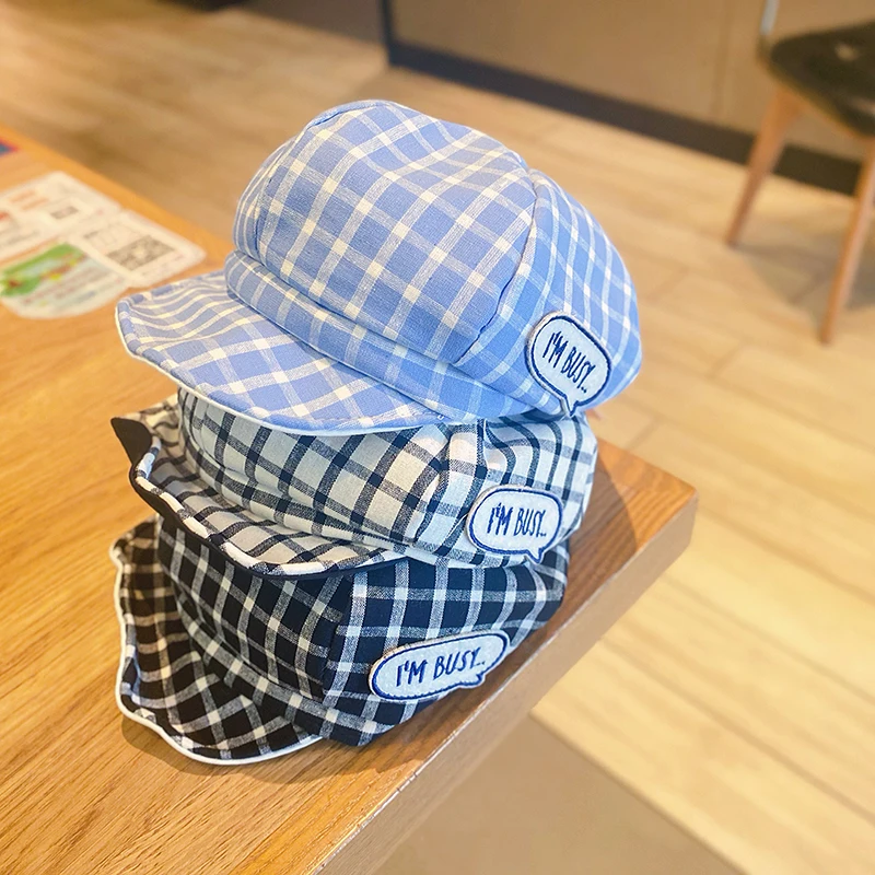 

Baby Hat spring and autumn thin baby cap spring boy handsome Beret baby cute super cute