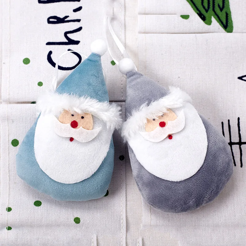 Креативные Рождественские Подвески в виде Санта Клауса снеговика фланелевые