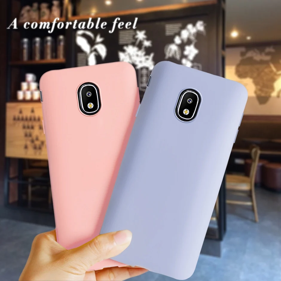 Фото Силиконовый чехол карамельных цветов для Samsung Galaxy J3 2017, мягкий чехол из ТПУ для Funda Samsung J3 2017 EU J330F SM-J330 №3
