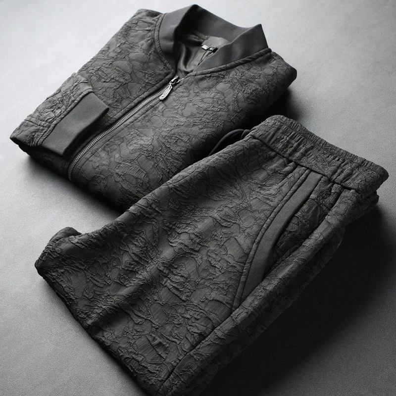 

Minglu Men Sets (sweatshirt+pnats) Luxury Add Velvet Hooded Sweatshirt Male Autumn And Winter Slim Fit Men Set With Pants 4XL