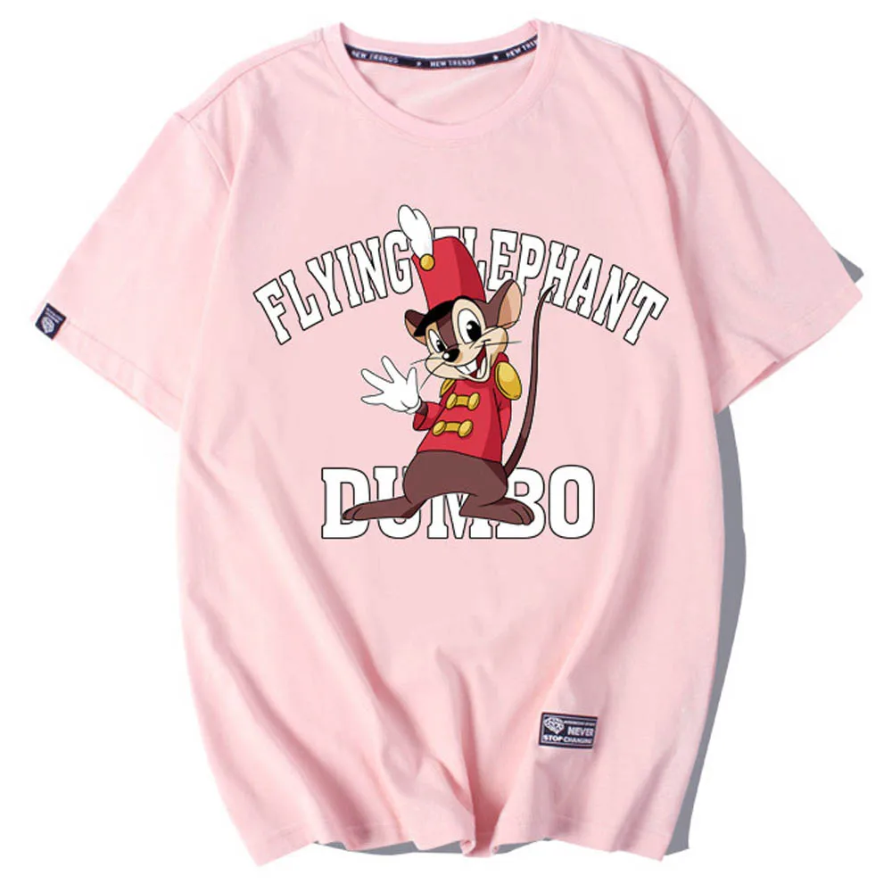 Футболка Дисней Dumbo Mouse Elephant с мультяшным принтом буквами шикарный модный женский