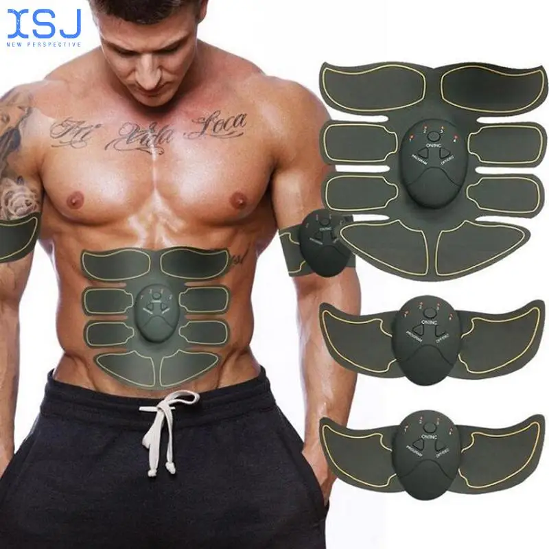

New Smart EMS Muscle Stimulator ABS Abdominal Muscle Toner Body Fitness Shaping Massage Patch Sliming Trainer Exerciser Unisex