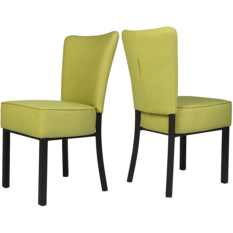 

Upholstered Dining Chairs Set of 2 PU Leather Dining Room Side Chairs