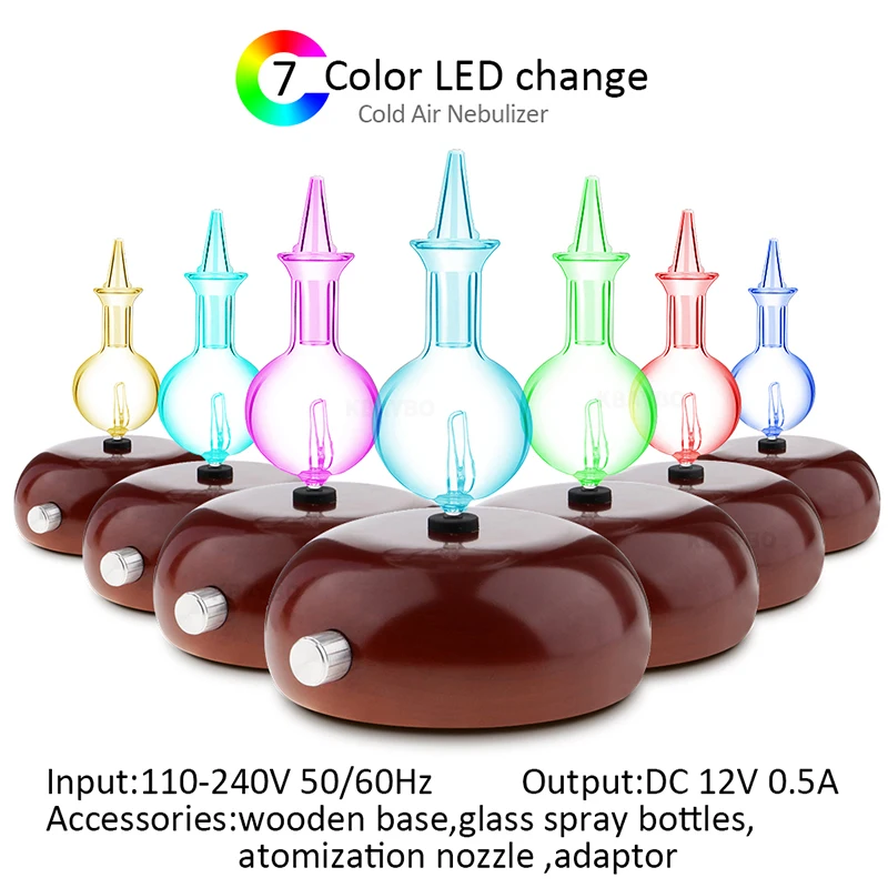 Древесина и стекло Арома эфирные масла диффузор очиститель воздуха ароматерапия