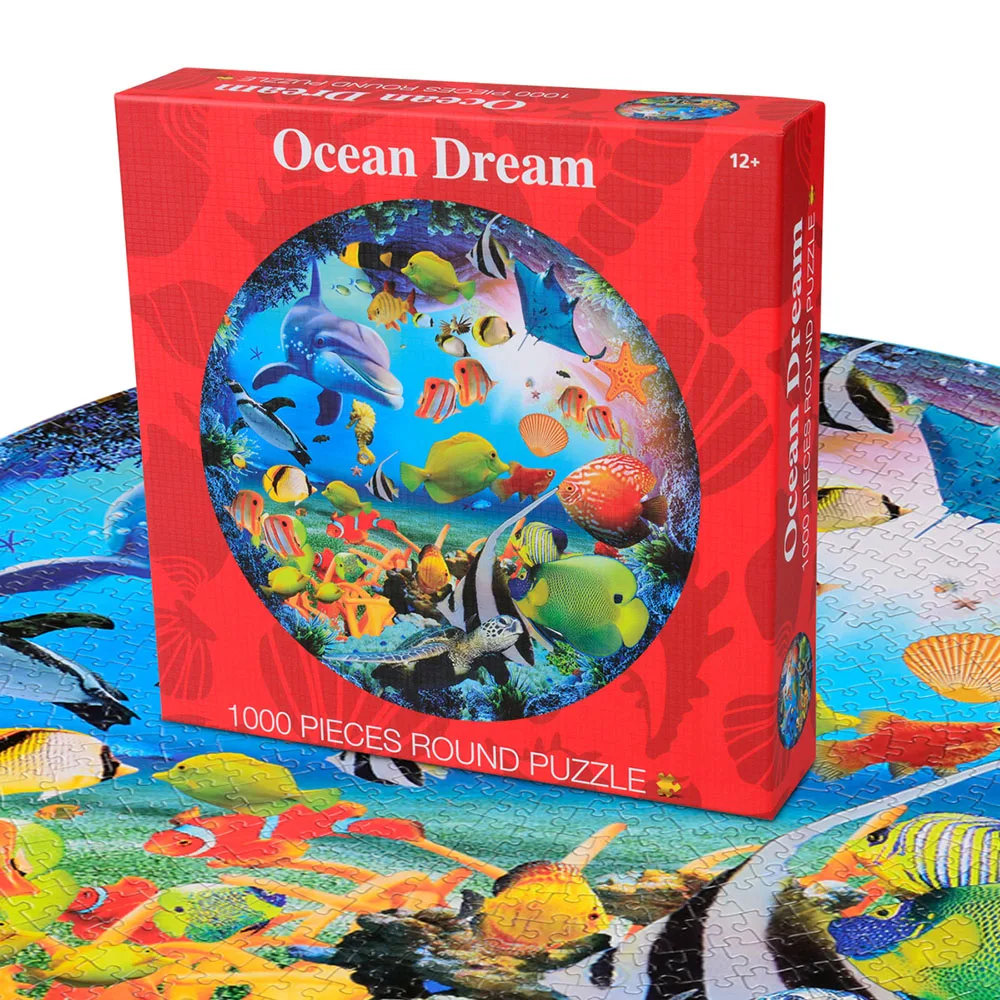 

1000 Pieces Mini Picture Puzzles Multiple Styles Paper Assembling Puzzles Toys Educational Toys Adults Kids Children Games Gift