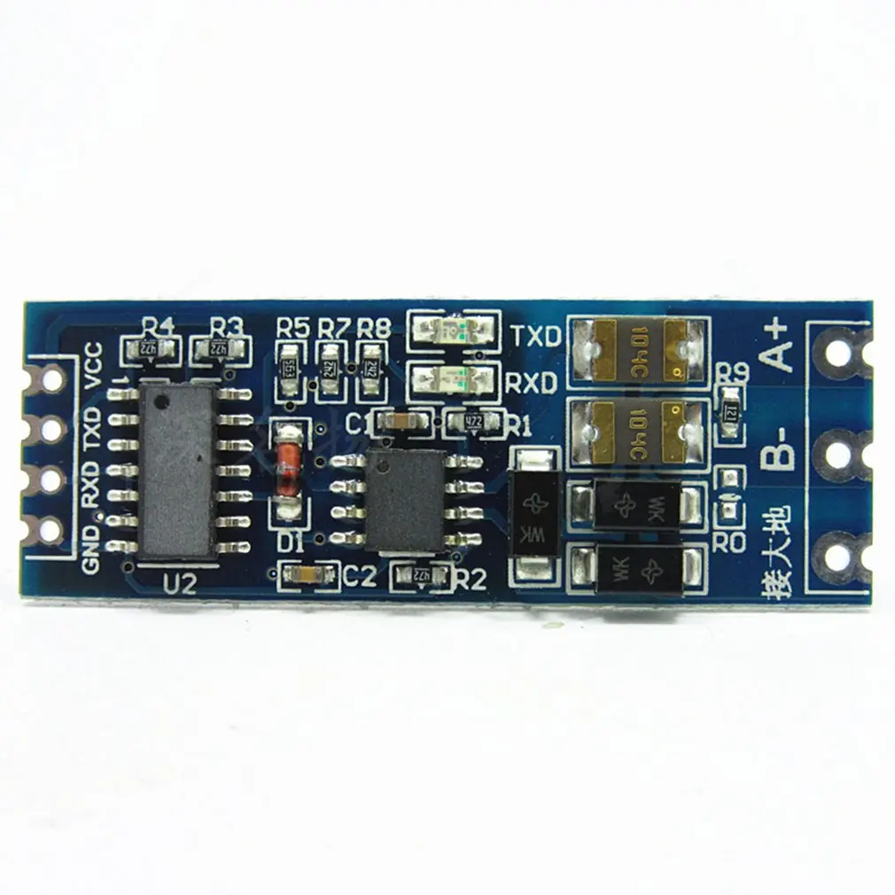 

S485 to TTL Module TTL to RS485 Signal Converter 3V 5.5V Isolated Single Chip Serial Port UART Industrial Grade Module