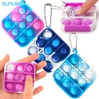 Игрушка-антистресс с подвеской в виде единорога, с пузырьком