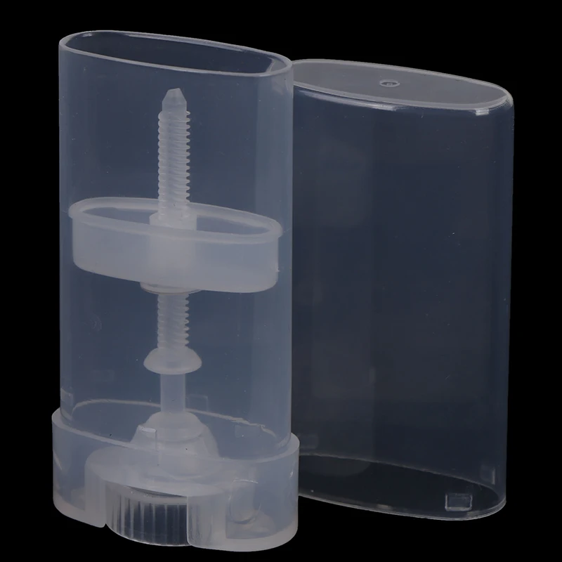15g Plastic Lip Balm Tubes Clear Cosmetic DIY Empty Gloss Lipstick Tube With Caps Container | Красота и здоровье