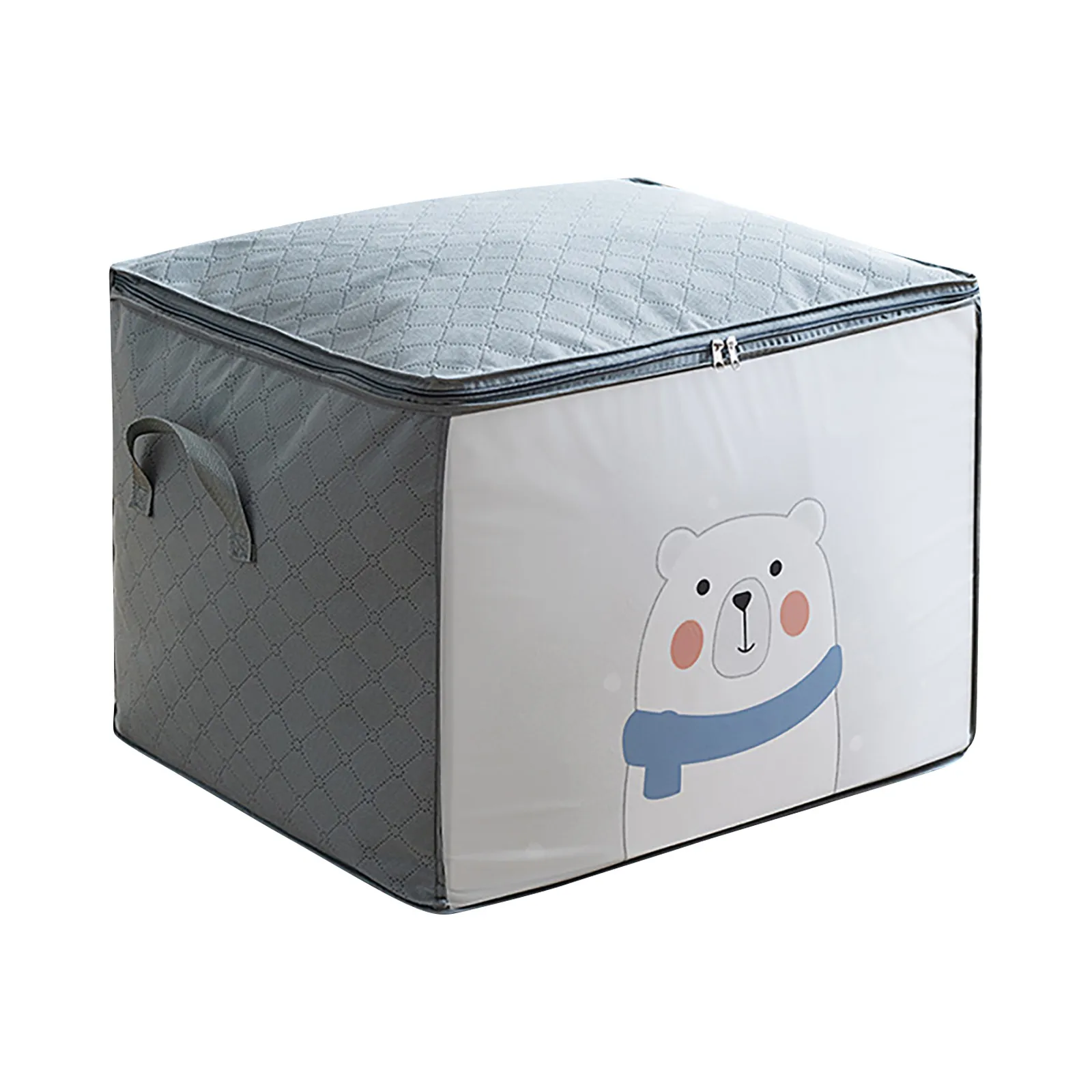 Non-Woven Family Clothes Storage Box Organizer Quilt Pillow Blanket Bag Save Space Dampproof Sorting | Дом и сад