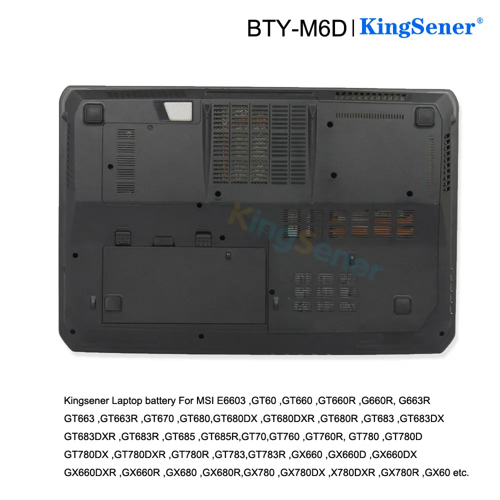Аккумулятор Kingsener для ноутбука MSI GT60 GT70 GX780R GX680 GX780 GT780R GT660R GT663R GX660 GT680R GT783R 9