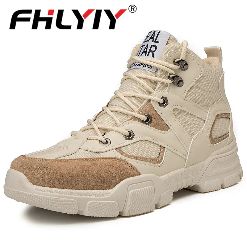 Мужская обувь Осенние мужские ботинки Зимние сапоги высокого качества из мягкой