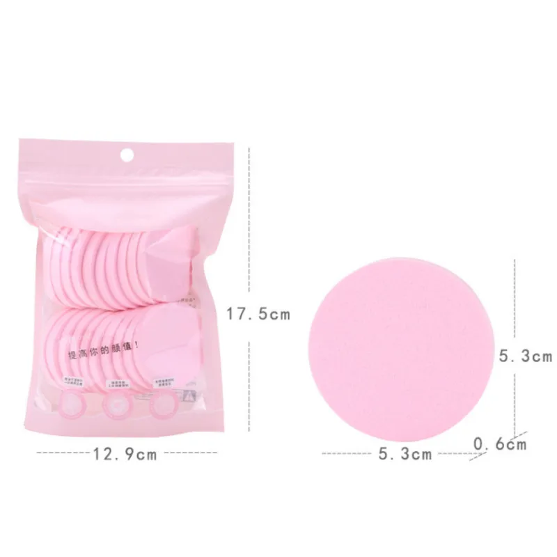 20 шт. губка для макияжа пудра пуховка Тональная основа косметические губки лица