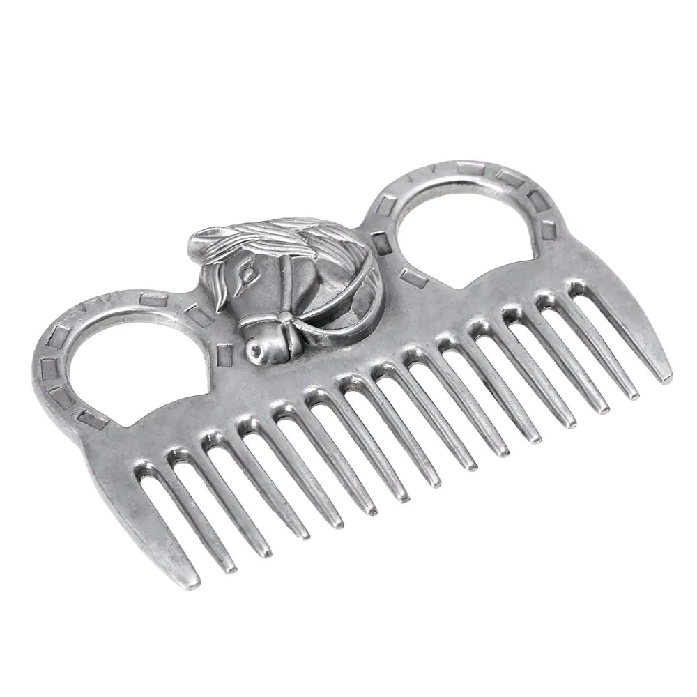 

10-IN-1 Horse Grooming Tool Set Cleaning Kit Mane Tail Comb Massage Curry Brush Sweat Scraper Hoof Pick Curry Comb Scrubber