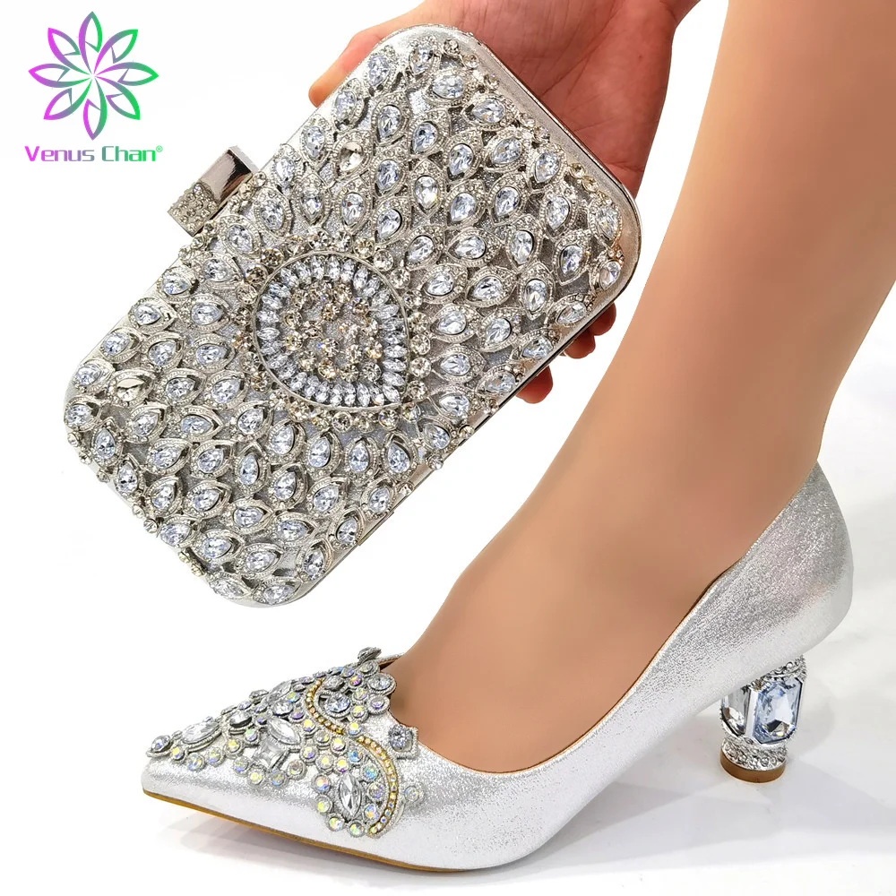 

Удобные туфли-лодочки на каблуке 8 см, африканские сандаловые туфли с подходящей сумкой, итальянский дизайн, африканская Нигерия, фотосесси...