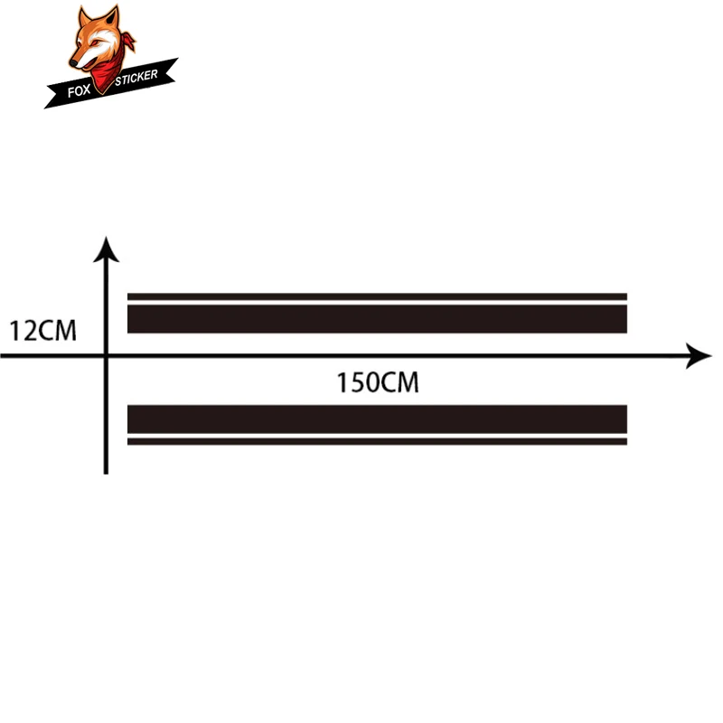 Автомобильная наклейка в полоску на капот Классические наклейки для кузова Mercedes