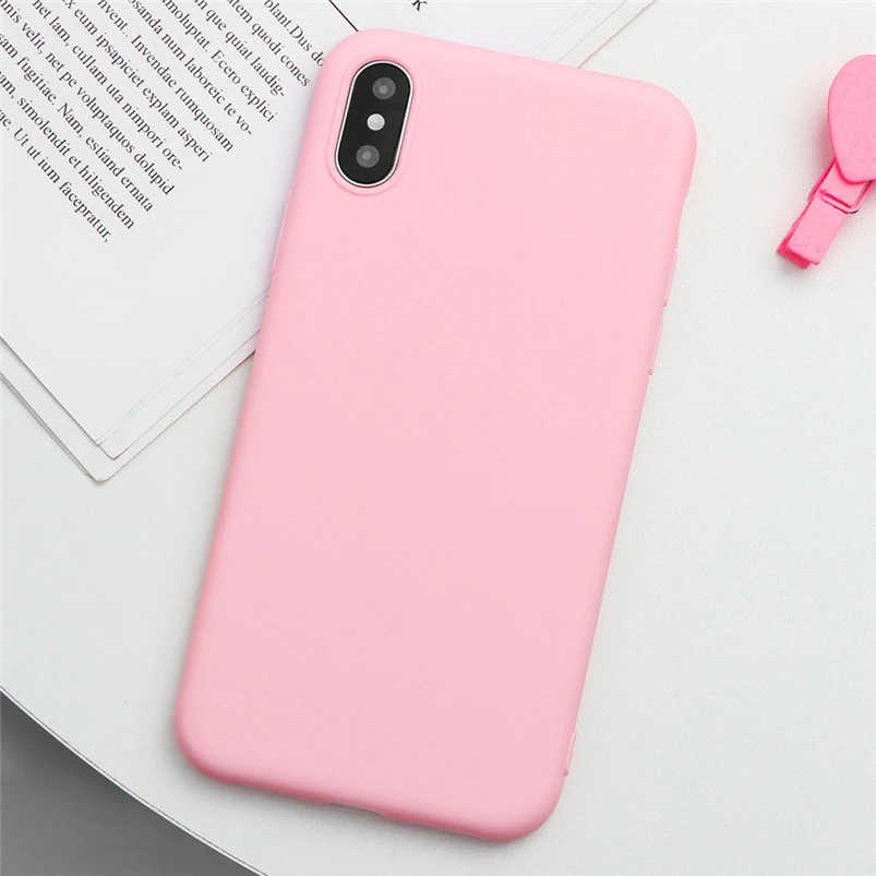 31DK-fe Матовый чехол для телефона ярких цветов с сердцем для iPhone 11 Pro XS Max XR X 8 7 6 6 s Plus 5 5S SE, мягкий чехол из ТПУ для iPhone XR, чехол - Цвет: 31DK-fe
