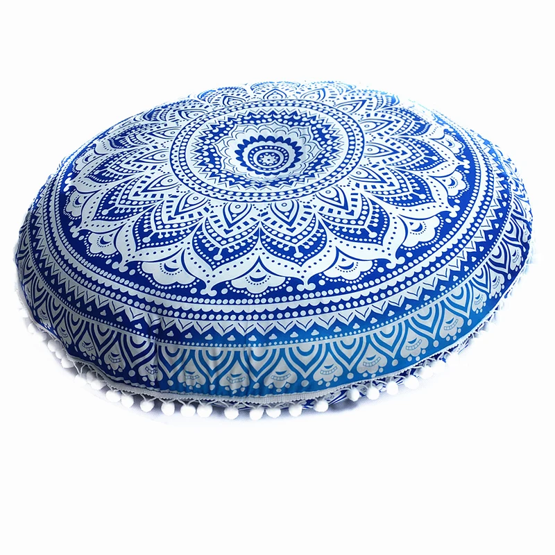 43/73 см круглый в виде индийской мандалы шаблон подушка чехол для подушки стиле