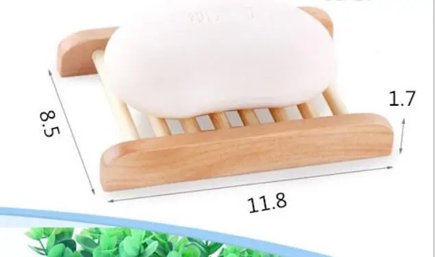 50 шт./Лот деревянная подставка для хранения мыла с логотипом|Мыльницы| |