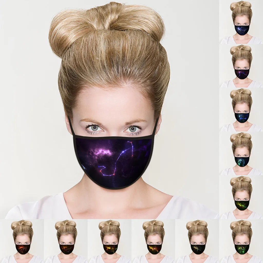 Женские аксессуары для косплея вечеринки унисекс маска с принтом крутой декор