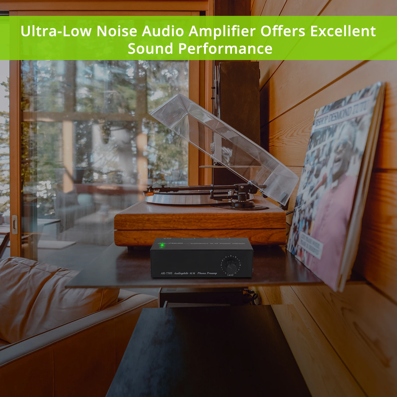 Портативный аудиоусилитель eSYNiC предварительный усилитель M/M с входными