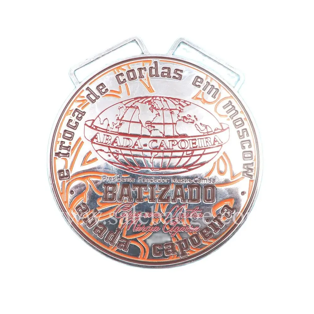 

Custom Die Casting red and orange round cool Soft Enamel black nickel soft enamel Medals