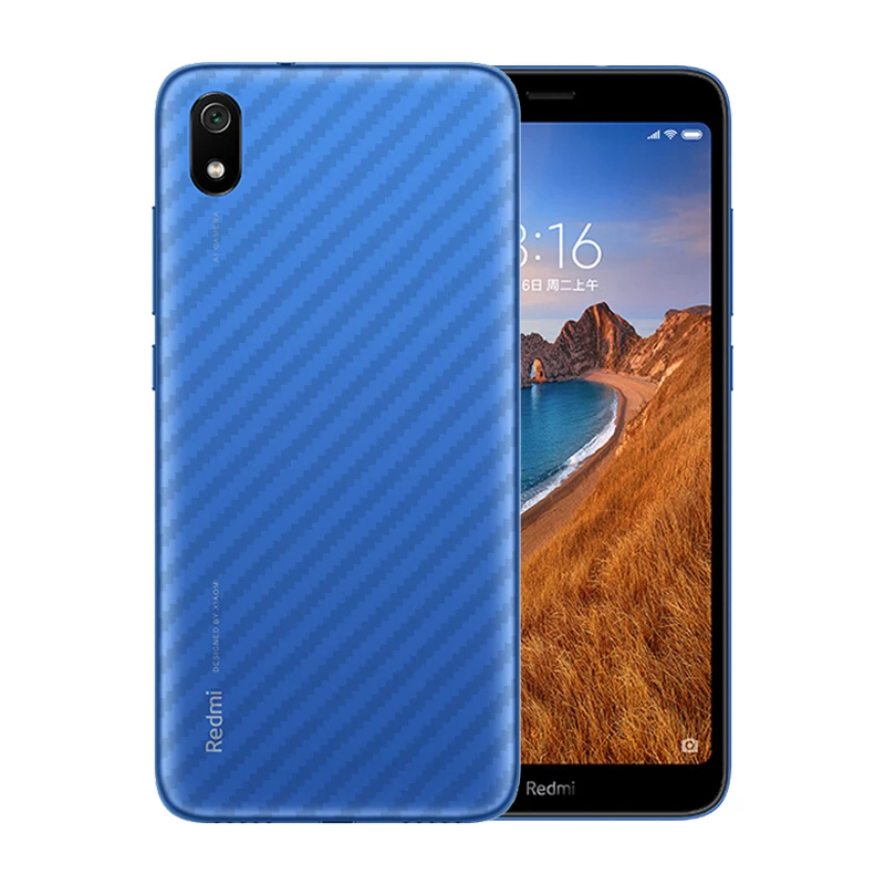 3 шт./лот Ультратонкий Тонкий прозрачный стикер из углеродного волокна для Xiaomi Redmi