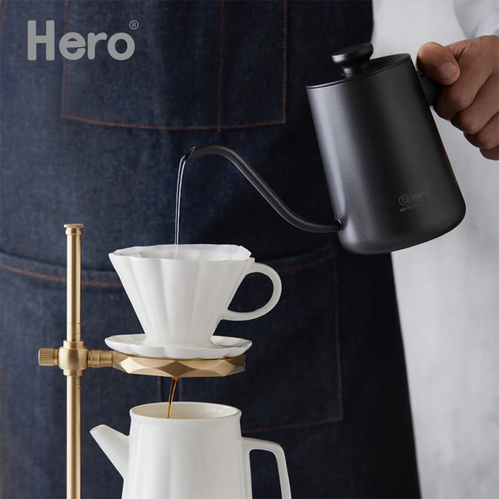 Кофейник 650 мл кофейник чайник для заваривания носик гусиная шея капельный мини