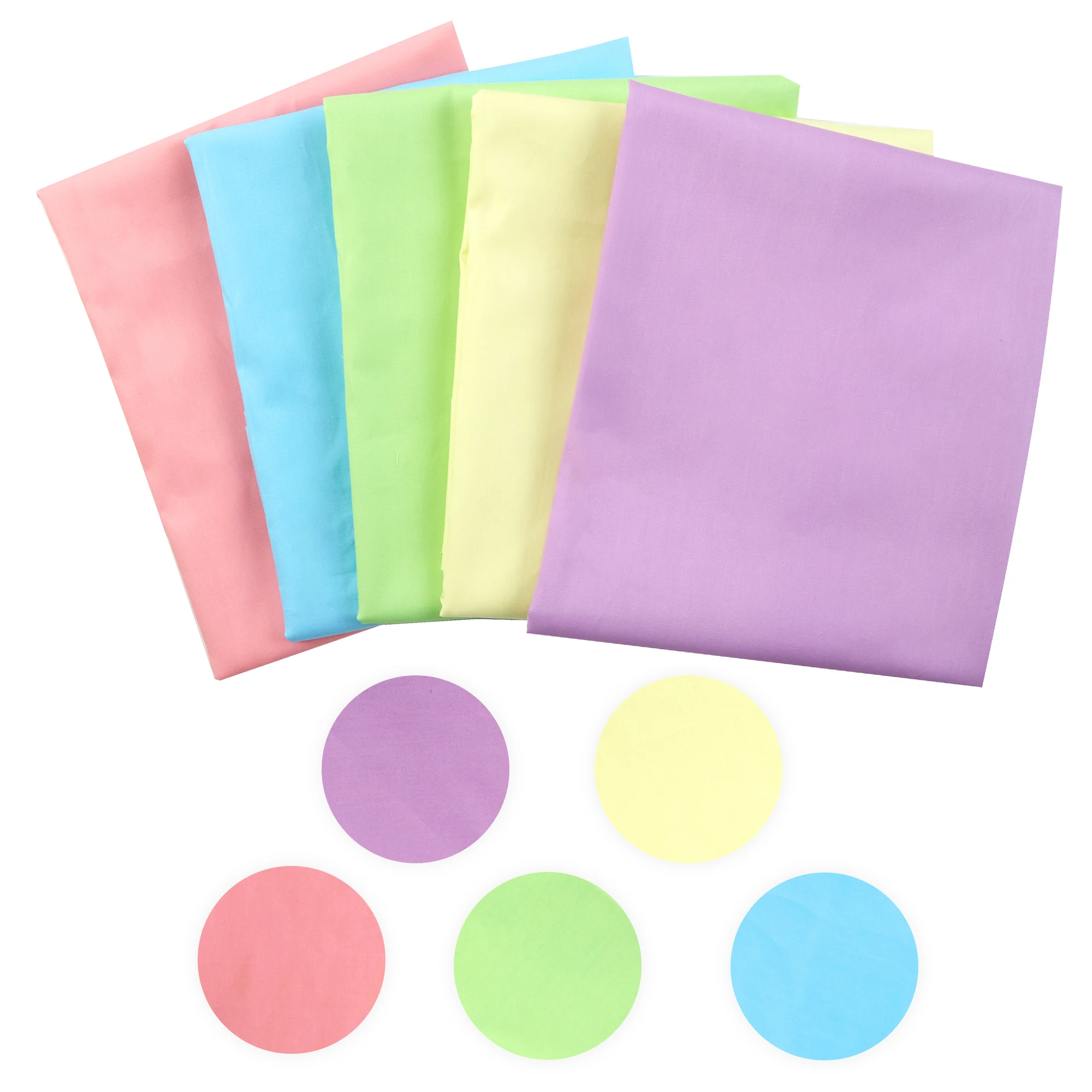 

5pcs Solid Color Easter 100% Cotton Fabric for Tissue Sewing Quilting Fabrics Needlework Material DIY Handmade,c15818