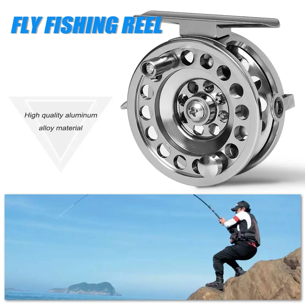 

High Quality Ice Fishing Reels Full Aluminum Fishing Reel 50mm 60mm Fly Fishing Reels Gear ratio 1:1 For Ice Fishing Fly Fishing