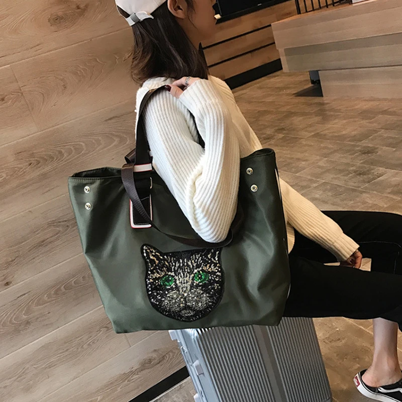 2022 New Casual Women Handbags Purse Waterproof Oxford Shoulder Bag Brand Design Luxury Wear-resistant Big Tote Messenger Bags | Багаж и