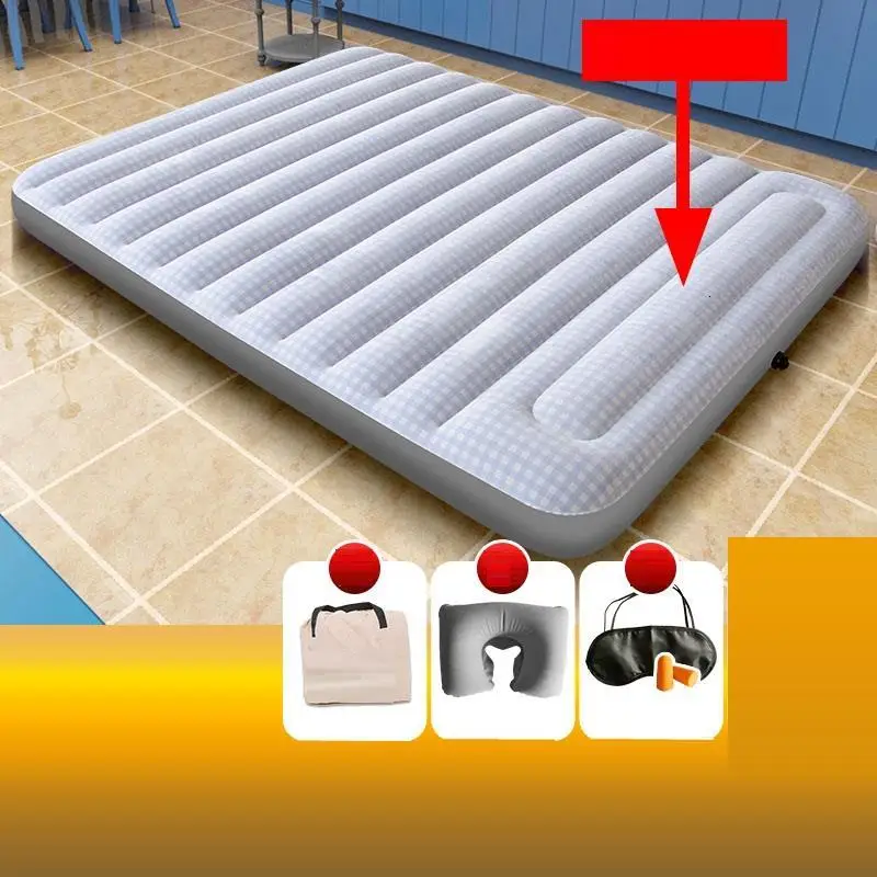 

Портативная надувная кровать для спальни, с подсветкой
