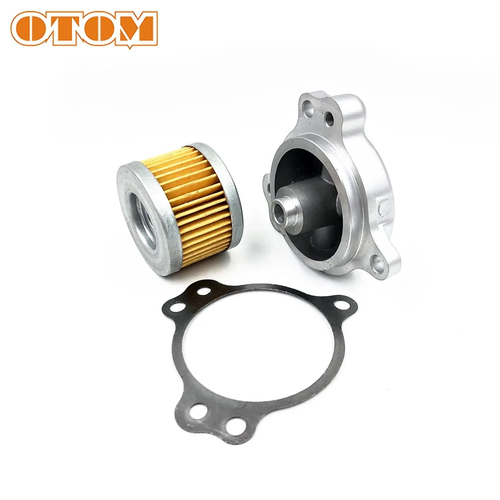 

Масляный фильтр двигателя OTOM для мотоцикла YF300 LONCIN300R VOGE 300DS 300GY, запчасти для питбайка, красная бумага (оригинал), Крышка масляного фильтра